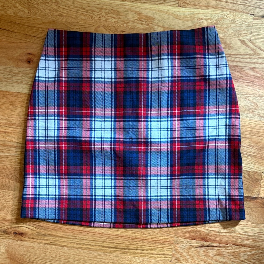 Vineyard Vines Winter Wool Plaid Skirt